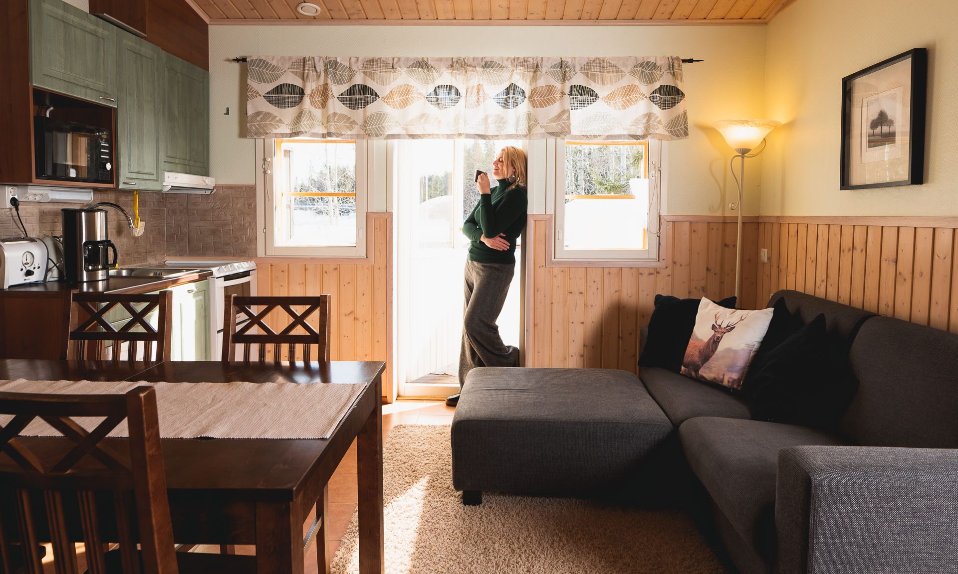 Accommodation, Riverside Apartments, inside / Arctic Circle Wilderness Resort, Rovaniemi, Villi Pohjola / Wild Nordic Finland @wildnordicfinland