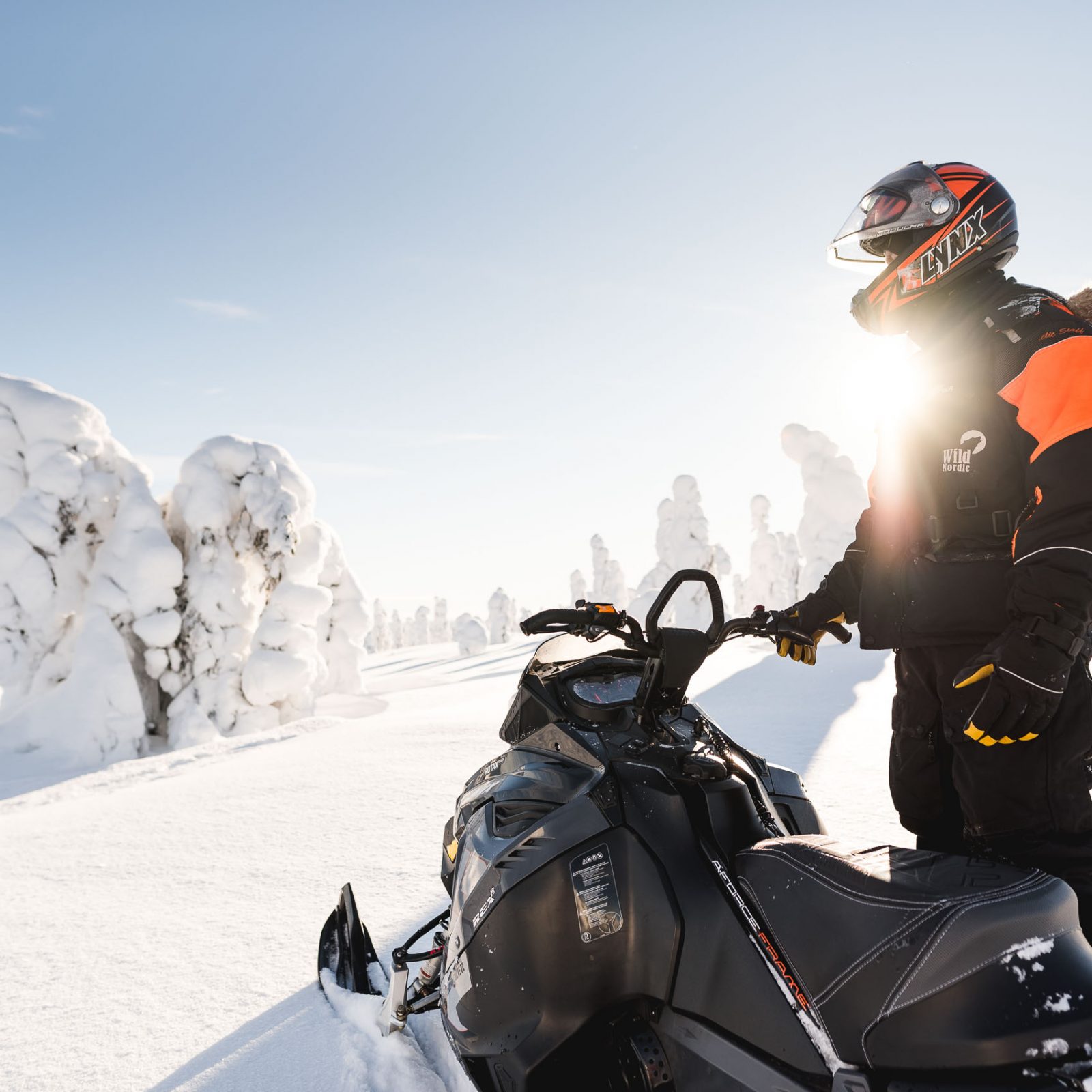 Snowmobiling, Levi / Arctic Expeditions - Swedish Powder Snow Expedition, Villi Pohjola / Wild Nordic Finland @wildnordicfinland