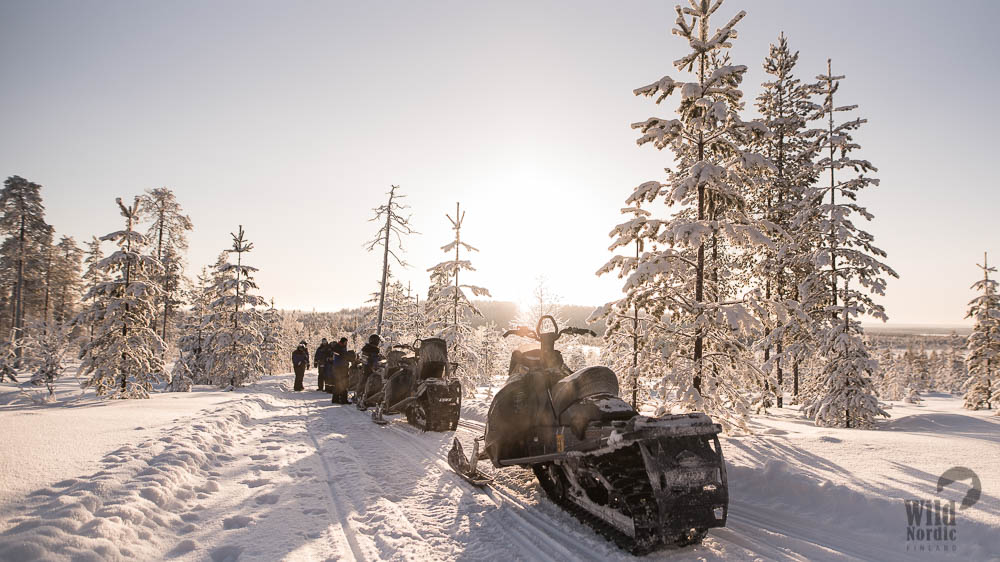 Full Day Snowmobile Safari with Lunch, Rovaniemi, Arctic Circle Wilderness Resort, Wild Nordic Finland @wildnordicfinland