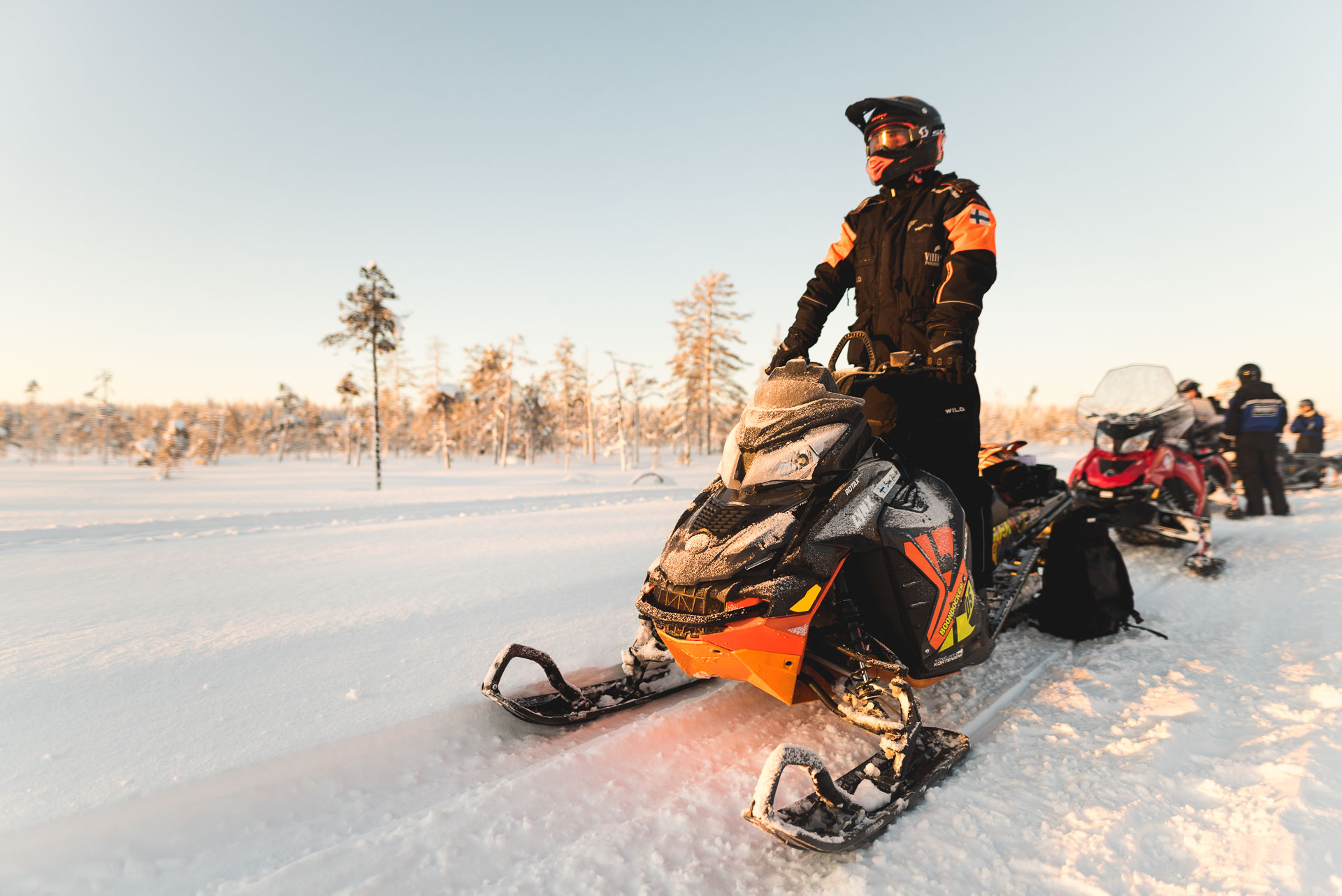 Snowmobile Safari to the Wilderness with Lunch, Rovaniemi, Arctic Circle Wilderness Resort, Wild Nordic Finland @wildnordicfinland