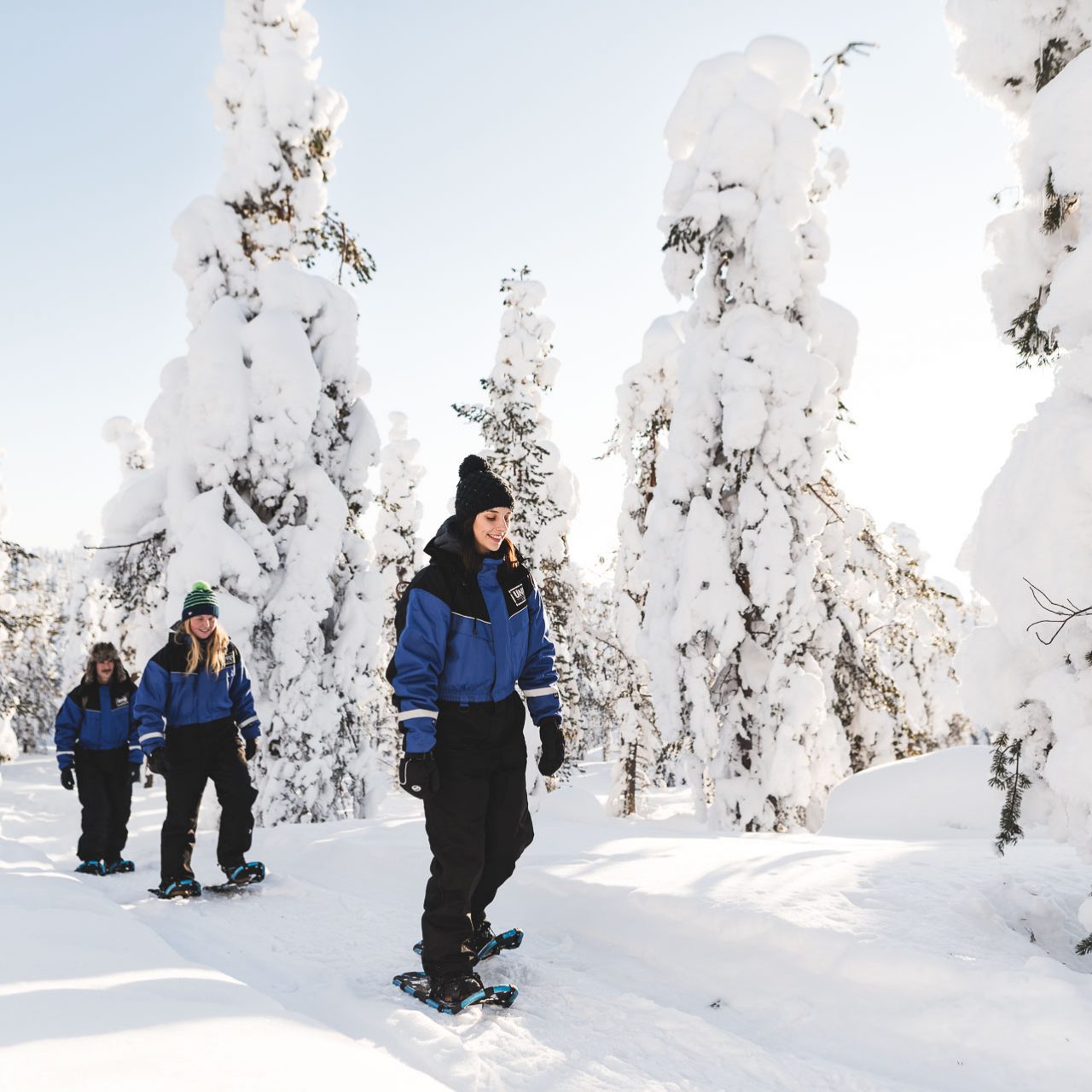 Snowshoeing in the Arctic Circle Wilderness, Rovaniemi, Wild Nordic Finland @wildnordicfinland