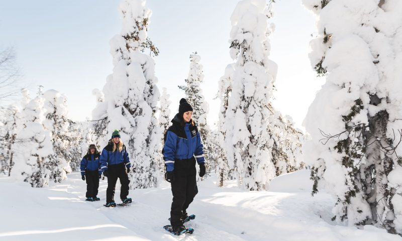 Snowshoeing in the Arctic Circle Wilderness, Rovaniemi, Wild Nordic Finland @wildnordicfinland