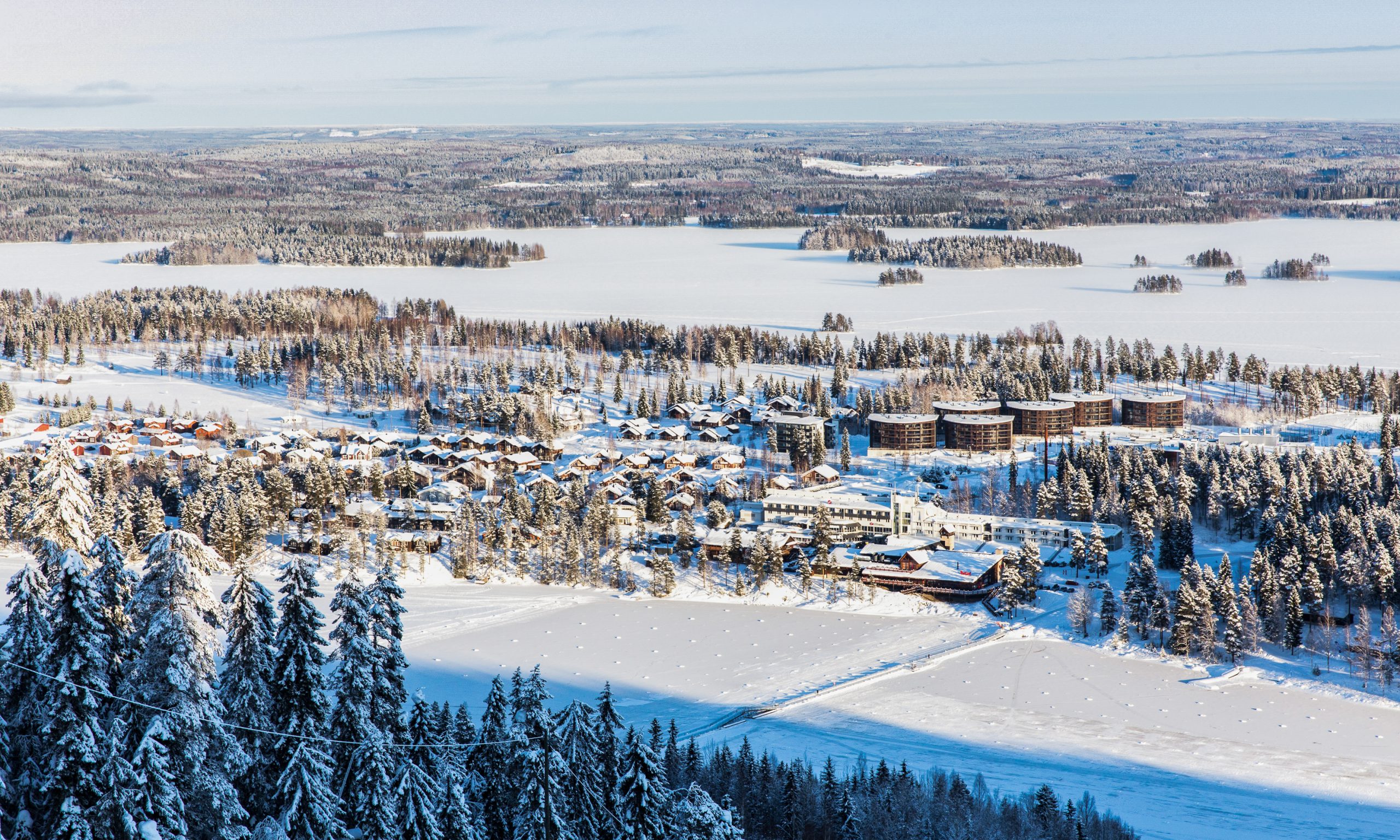 Tahko, winter aerial photo, Lakeland / Wild Nordic Finland, @wildnordicfinland
