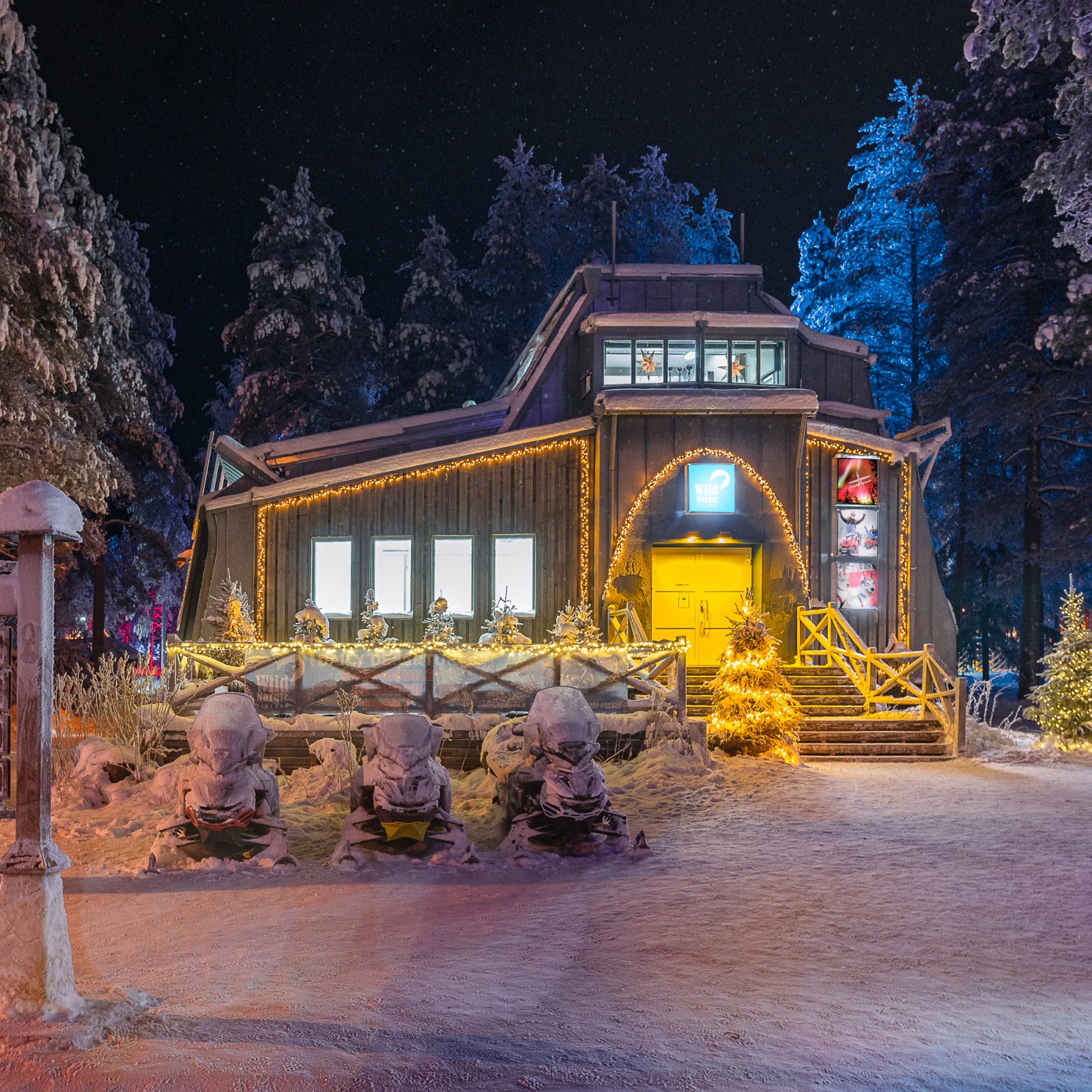 Wild Nordic Finland Finland Rovaniemi, main office at the Arctic Circle, Rovaniemi Lapland Finland. @wildnordicfinland.