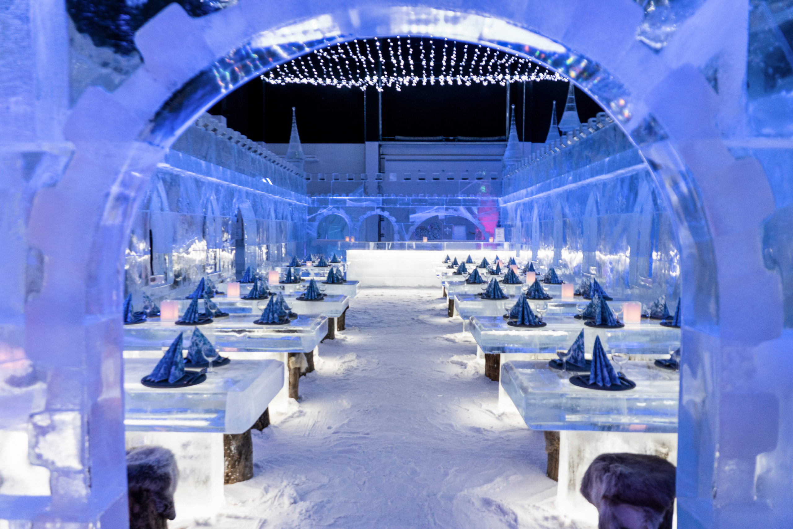 Rovaniemi winter activities – Ice Restaurant365. Wild Nordic Finland @wildnordicfinland.