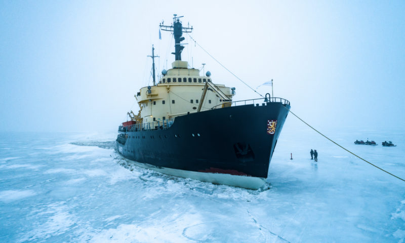 Rovaniemi winter activities – Icebreaker Sampo Cruise. Wild Nordic Finland @wildnordicfinland.