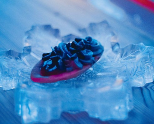 Dinner in the Ice Restaurant