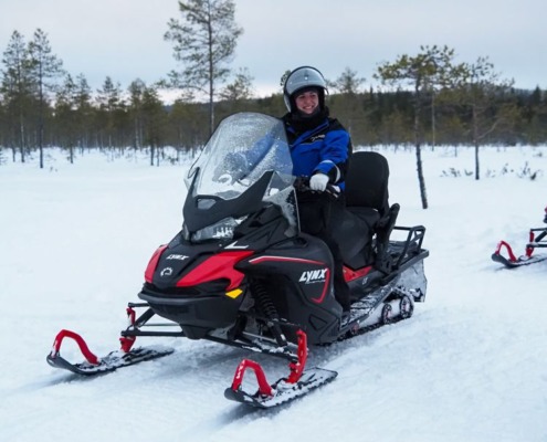 Easy 2-hour Snowmobile Safari by Wild Nordic in Rovaniemi Finland