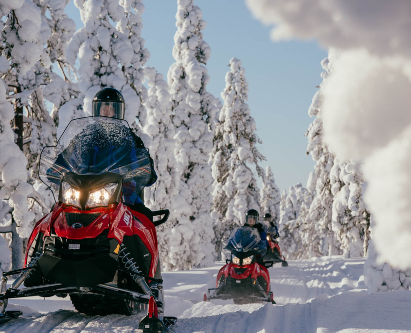 Easy 2-hour Snowmobile Safari by Wild Nordic in Rovaniemi Finland