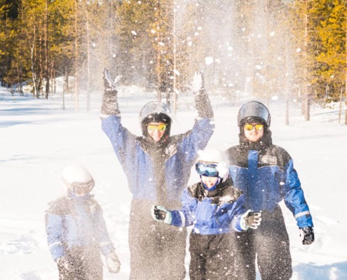 2-hour Family Snowmobile Safari