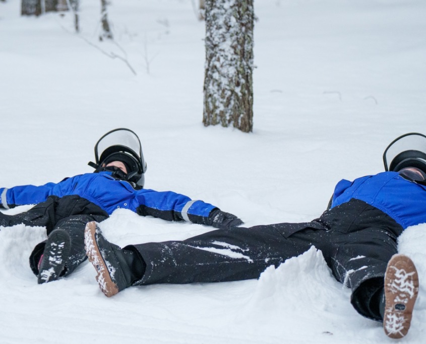 Family Snowmobile Safari by Wild Nordic in Rovaniemi Finland