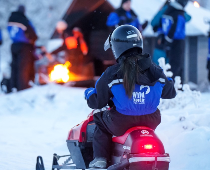 Family Snowmobile Safari by Wild Nordic in Rovaniemi Finland