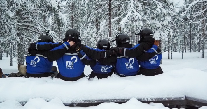 Family Snowmobile Safari by Wild Nordic in Rovaniemi Finland