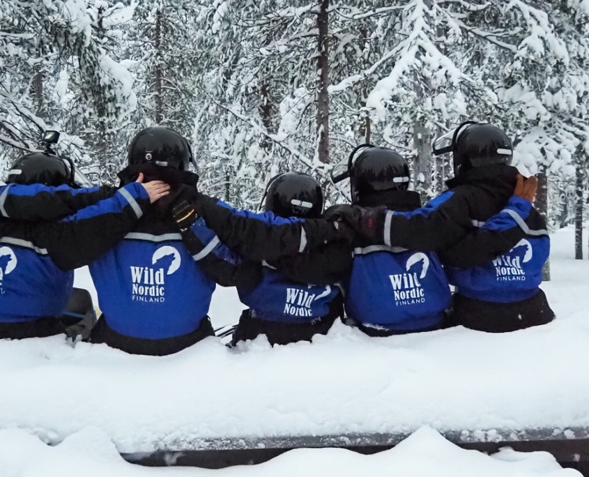Family Snowmobile Safari by Wild Nordic in Rovaniemi Finland