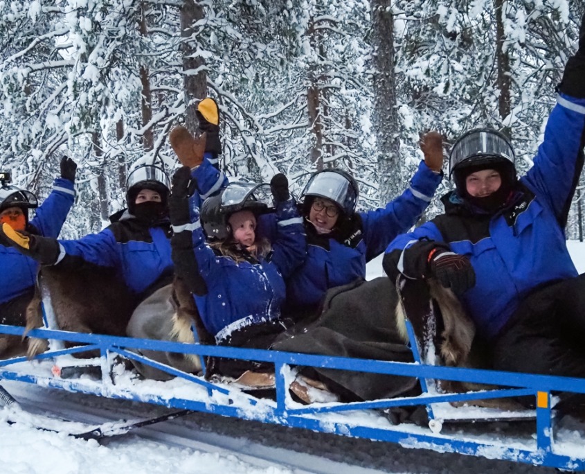 Family Snowmobile Safari by Wild Nordic in Rovaniemi Finland