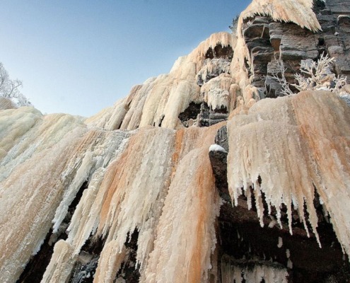 Visit to Frozen Waterfalls at Korouoma National Park