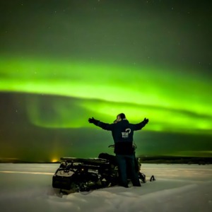 Snowmobile Safari to Search for the Northern Lights by Wild Nordic in Rovaniemi Finland