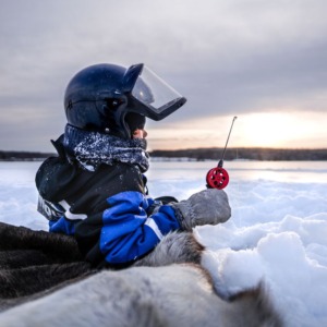 Snowmobile Safari with Ice Fishing Experience by Wild Nordic in Rovaniemi Finland