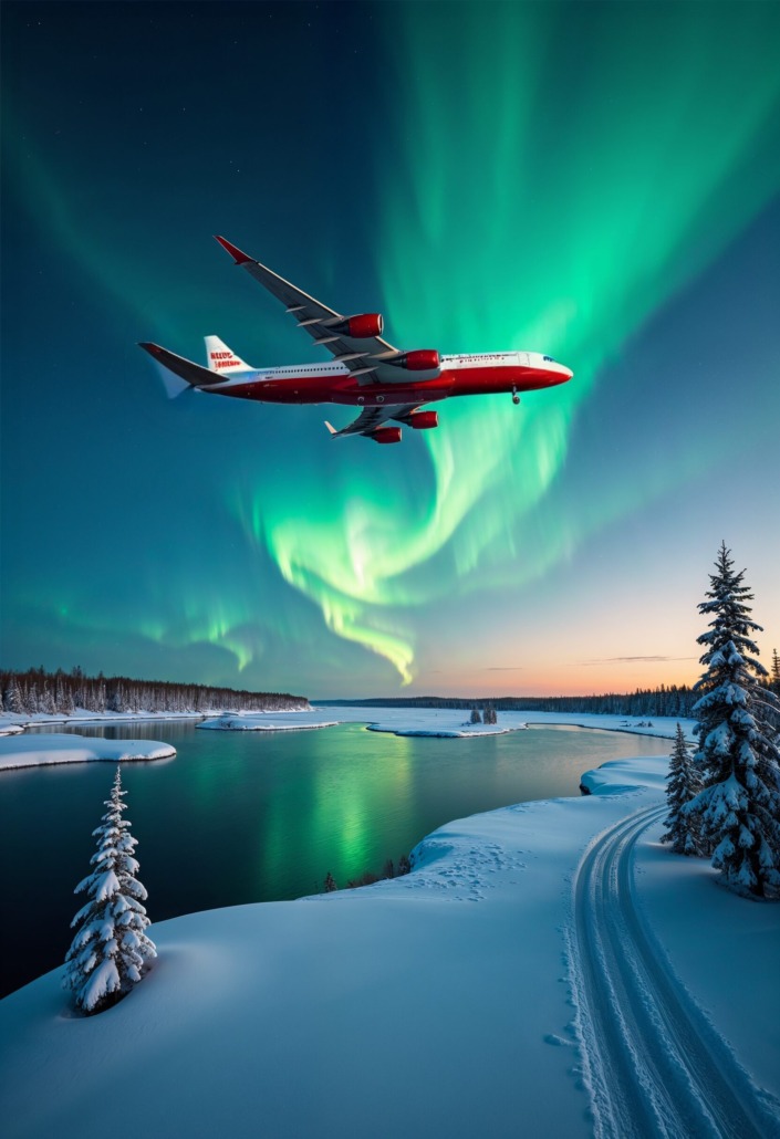 Flights from France & the Benelux countries to Rovaniemi