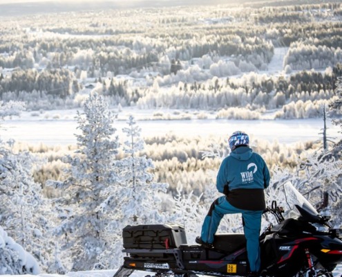 Half Day Snowmobile Safari with Lunch by Wild Nordic in Rovaniemi Finland