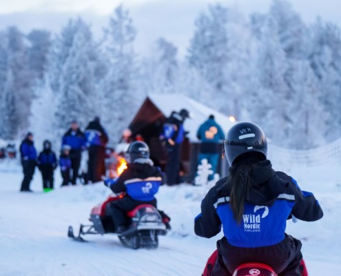Mini-Snowmobile for Children by Wild Nordic in Rovaniemi Finland