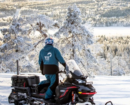 Full Day Snowmobile Safari to the Wilderness with Lunch by Wild Nordic in Rovaniemi Finland