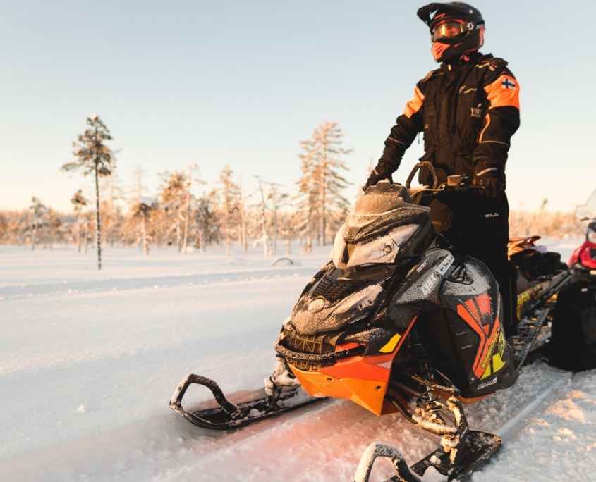 Full Day Snowmobile Safari to the Wilderness with Lunch by Wild Nordic in Rovaniemi Finland
