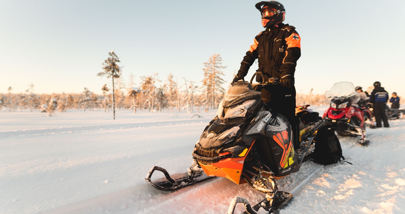 Full Day Snowmobile Safari to the Wilderness with Lunch by Wild Nordic in Rovaniemi Finland
