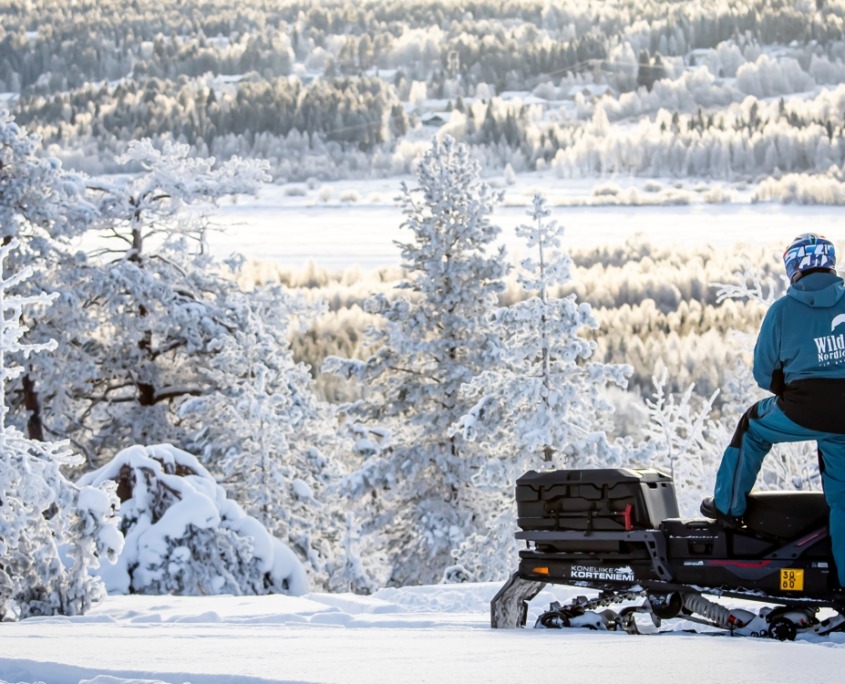 Half Day Snowmobile Safari with Lunch by Wild Nordic in Rovaniemi Finland