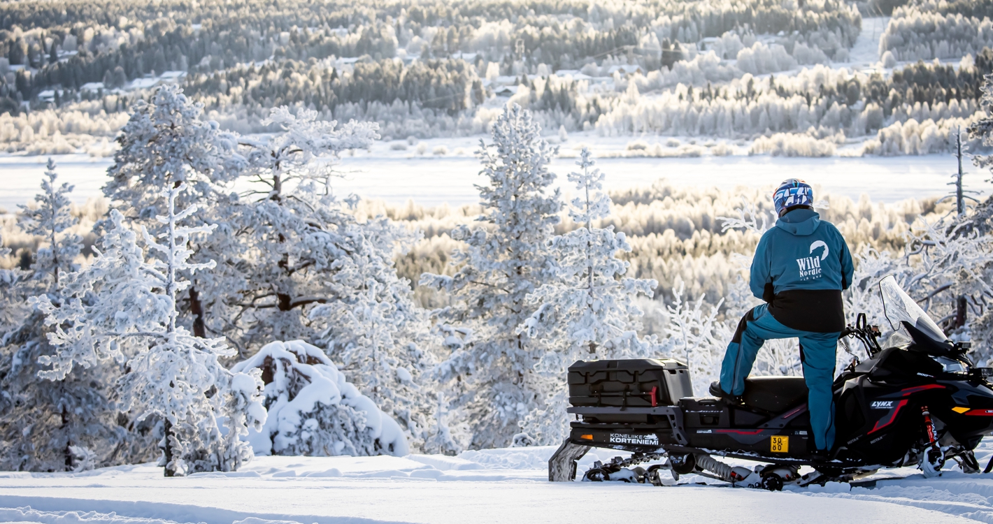 Half Day Snowmobile Safari with Lunch by Wild Nordic in Rovaniemi Finland