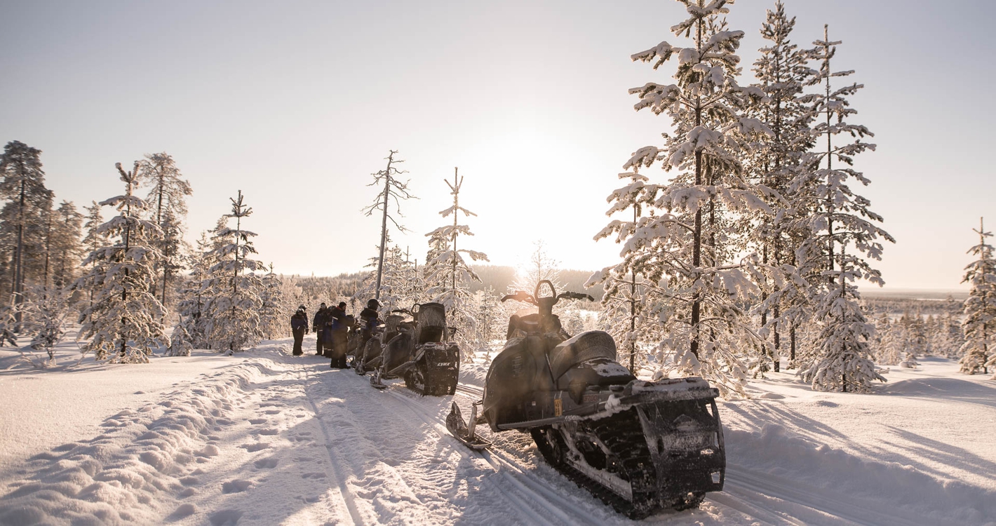 Half Day Snowmobile Safari with Lunch by Wild Nordic in Rovaniemi Finland