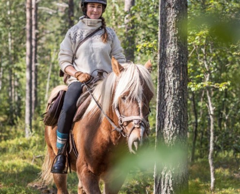 Horse Riding in the Forest