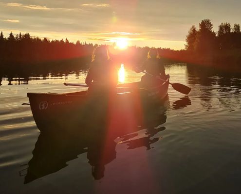 Midnight Sun Canoeing Trip