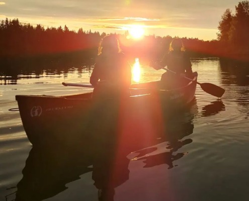 Midnight Sun Canoeing Trip