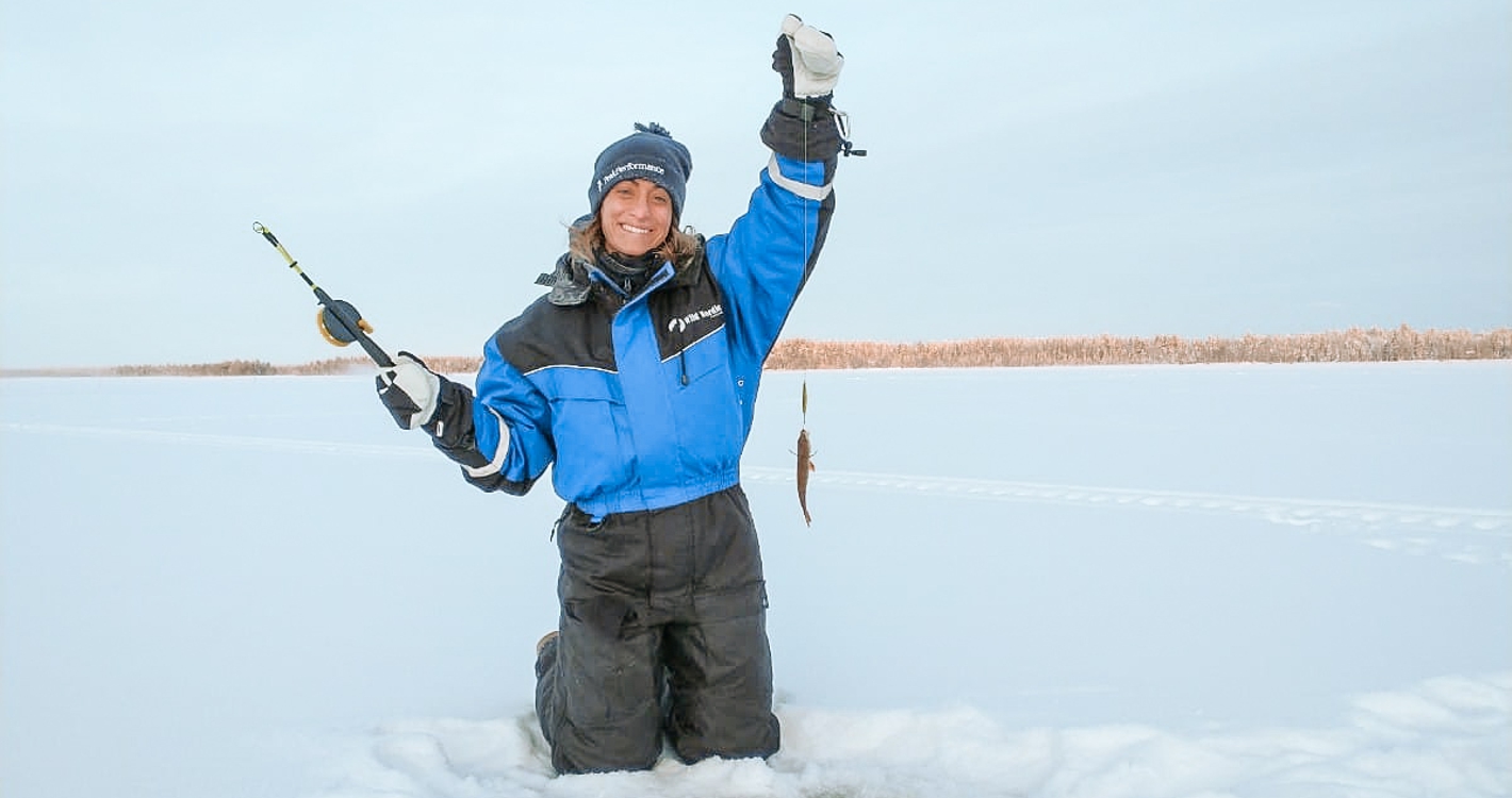 Snowmobile Safari with Ice Fishing Experience by Wild Nordic in Rovaniemi Finland