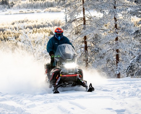 Thrill of Snowmobiling for Adults Only by Wild Nordic in Rovaniemi Finland